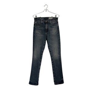 AG Mari Slim Fit High Waist Straight Leg Jeans in 12 Years Magnetic  - Sz 26"